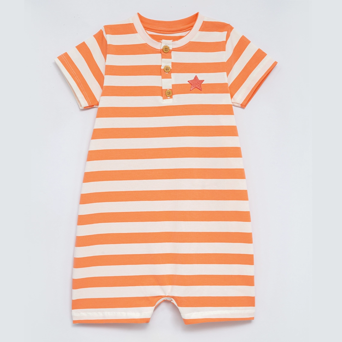 Macaquinho Listrado Laranja