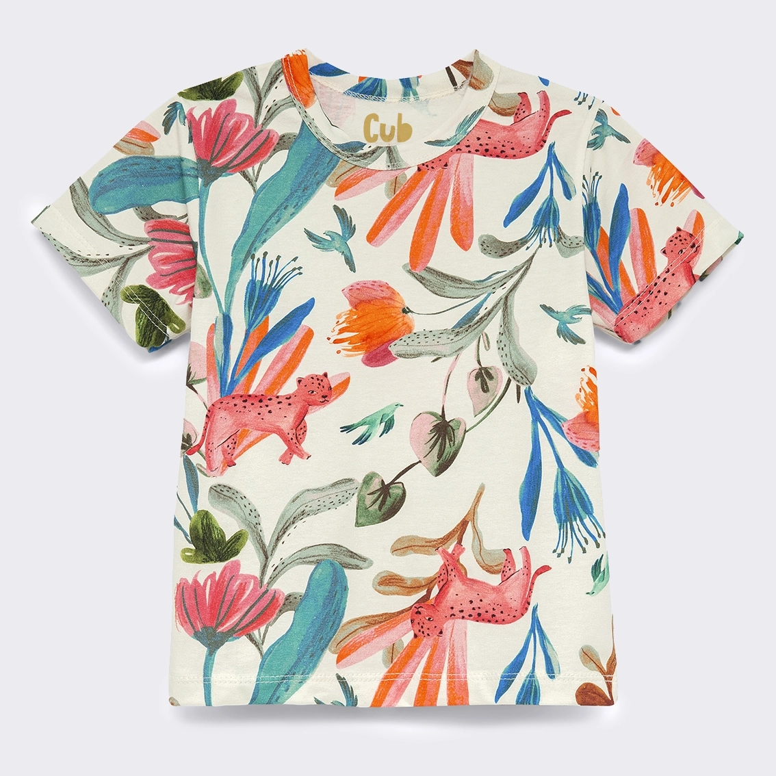 Camiseta Manga Curta Flora