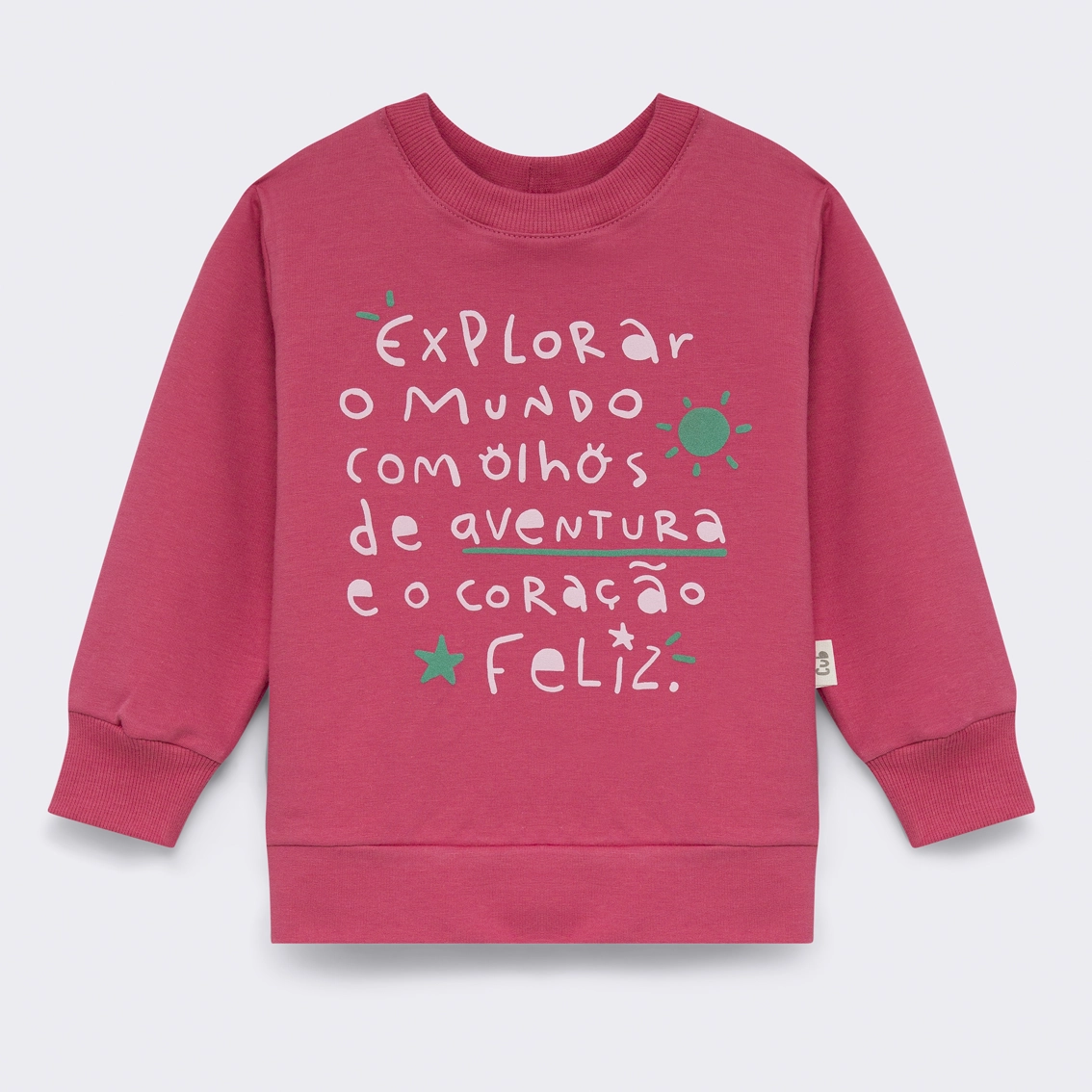 Blusão Bebê de Molecotton Rosa