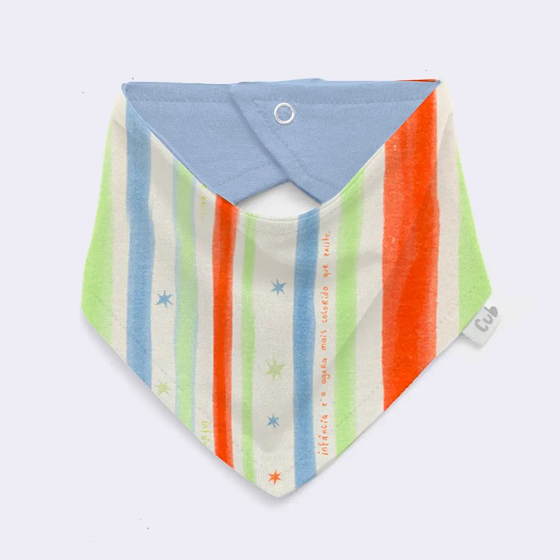 Babador Bandana Dupla Face Serpentina