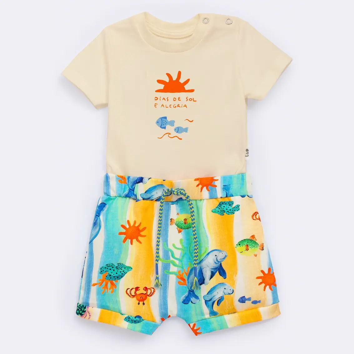 Conjunto Body e Short Baía Encantada