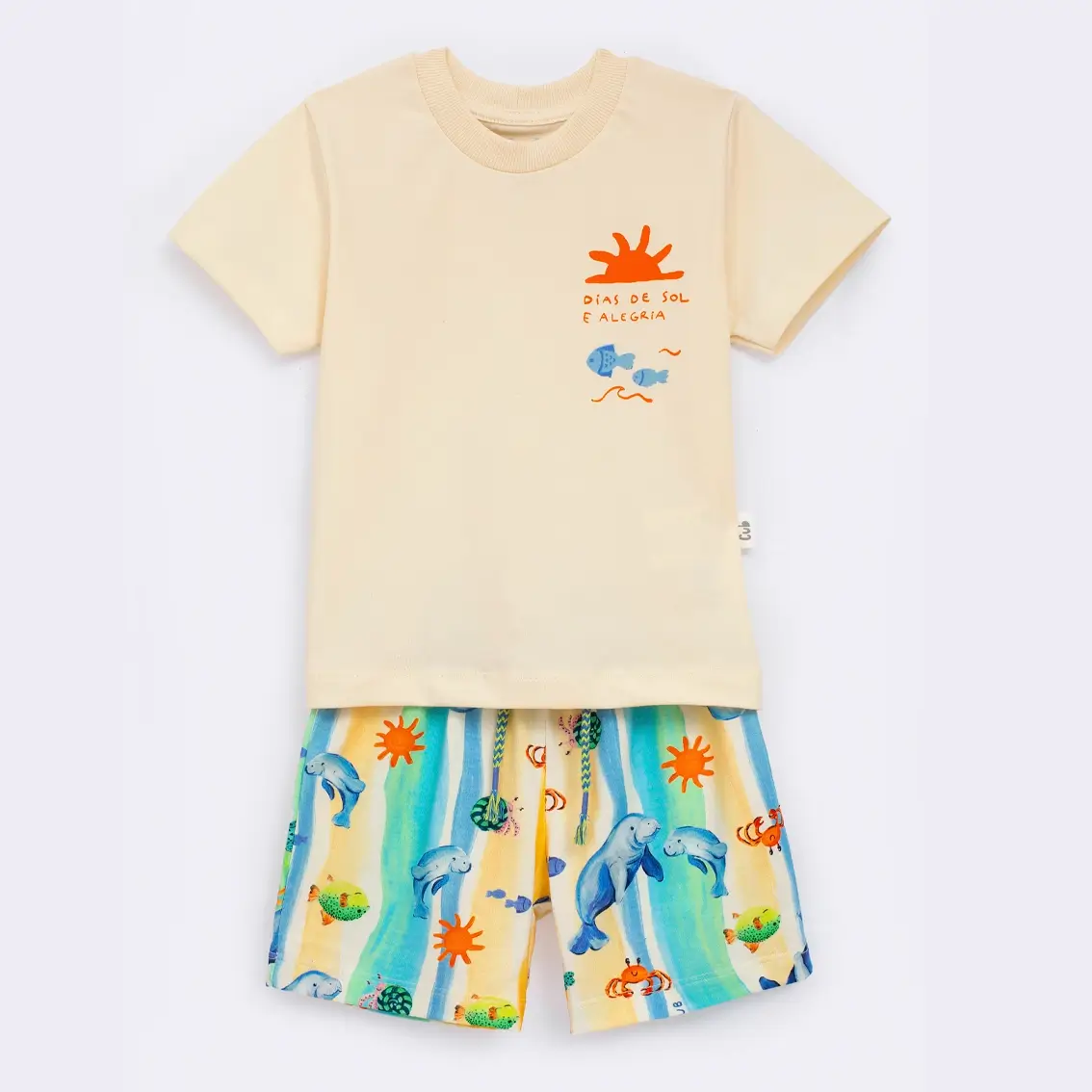 Conjunto Camiseta e Short Baía Encantada