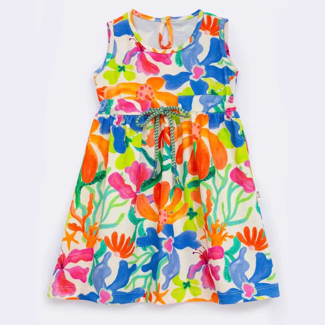 Vestido Jardim Oceânico